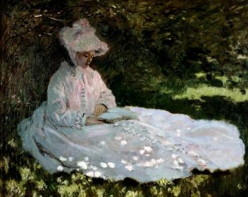 Claude Oscar Monet : A Woman Reading